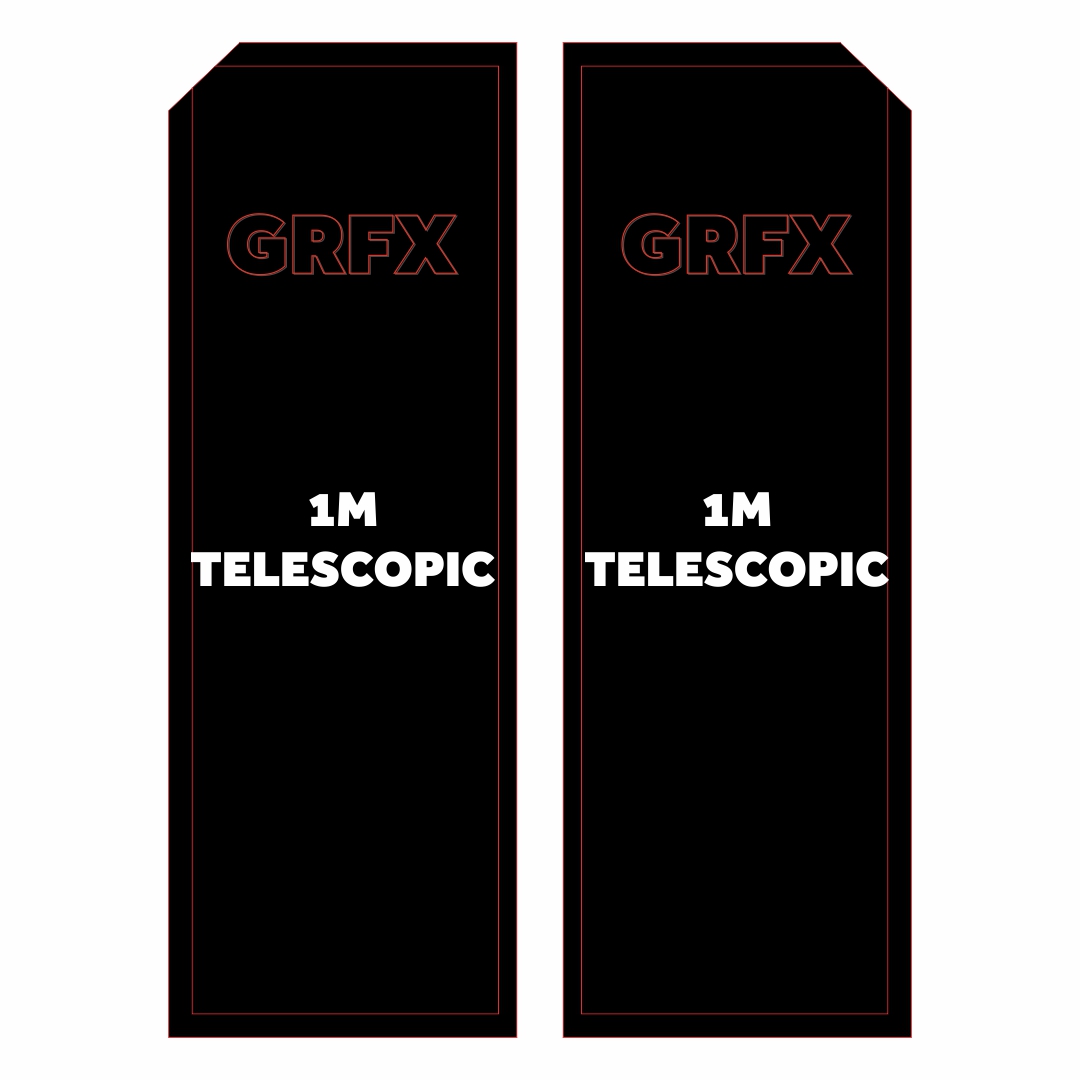 Telescopic Banner (1 metre)